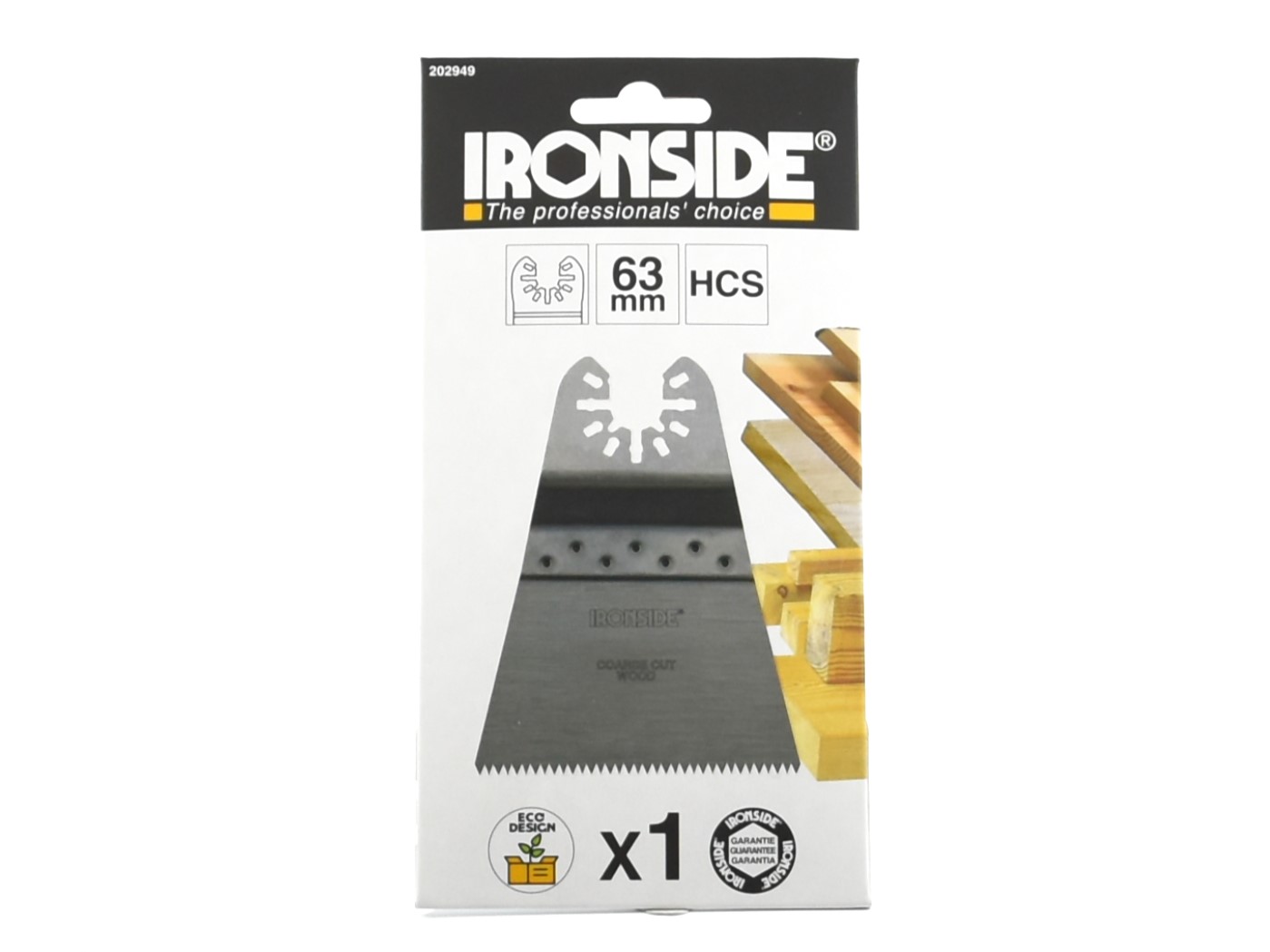 MULTITOOL BLADE IRONSIDE OB WL HCS 63MM