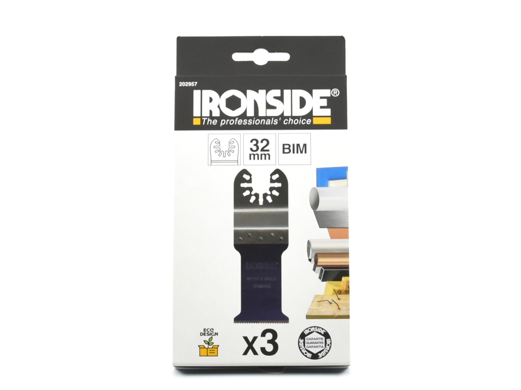 MONITOIMIKONEEN TERÄ IRONSIDE OB WL BIM 32MM 3KPL