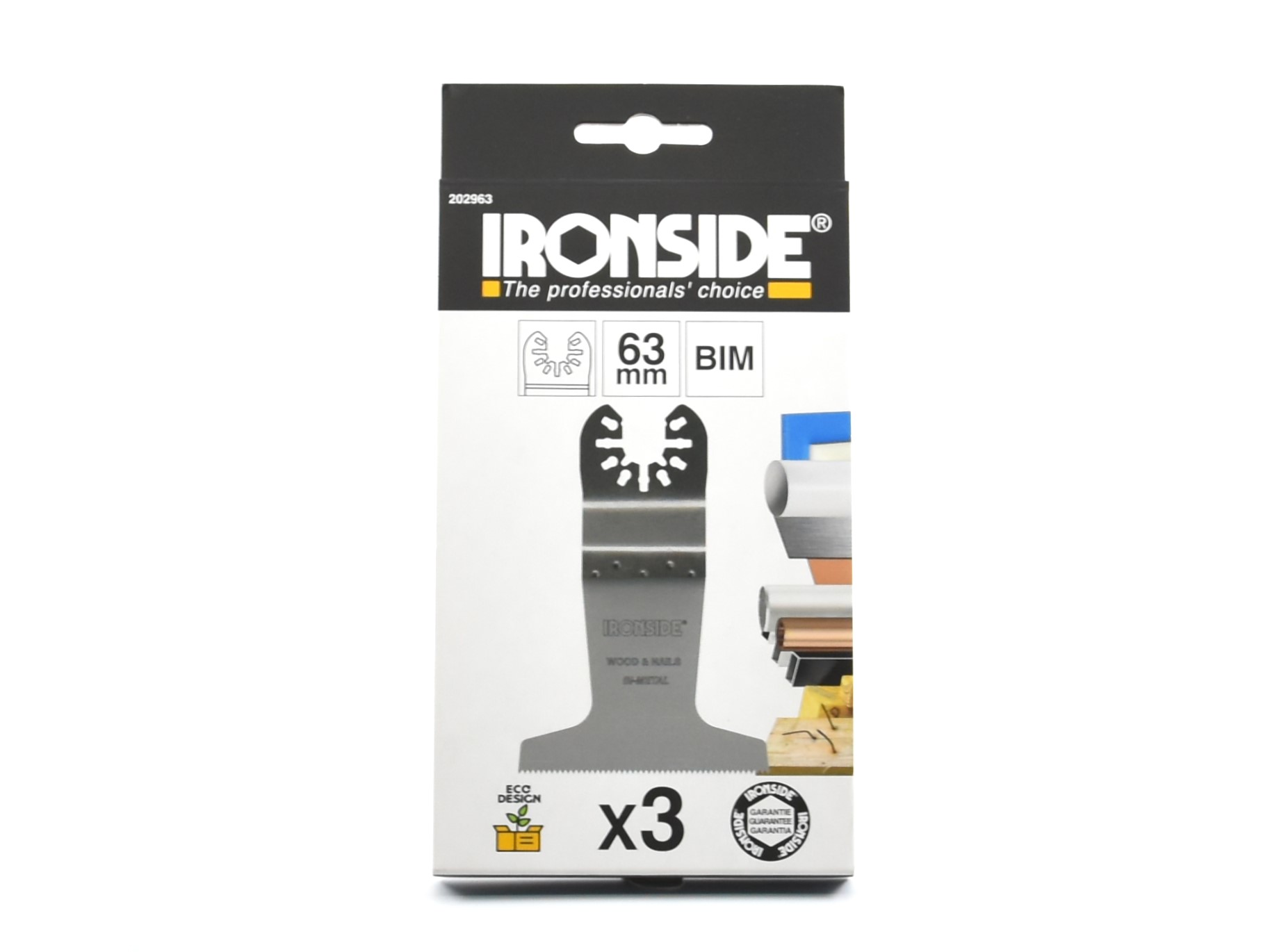 ironside Multimaskin sågblad ironside ob wl bim 63mm 3 stk
