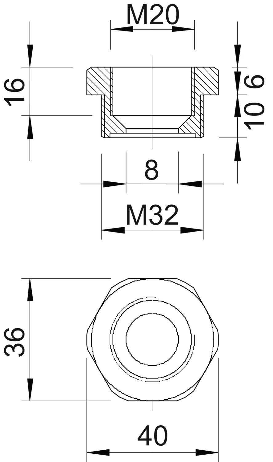 obo bettermann Supistus muovi obo 107rm3220