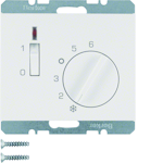 ROOM THERMOSTAT 5/30 1NC 10A SW/SL WHITE
