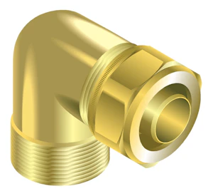 wehofloor Connector wehofloor 25x2,3mm x 1 mt bend