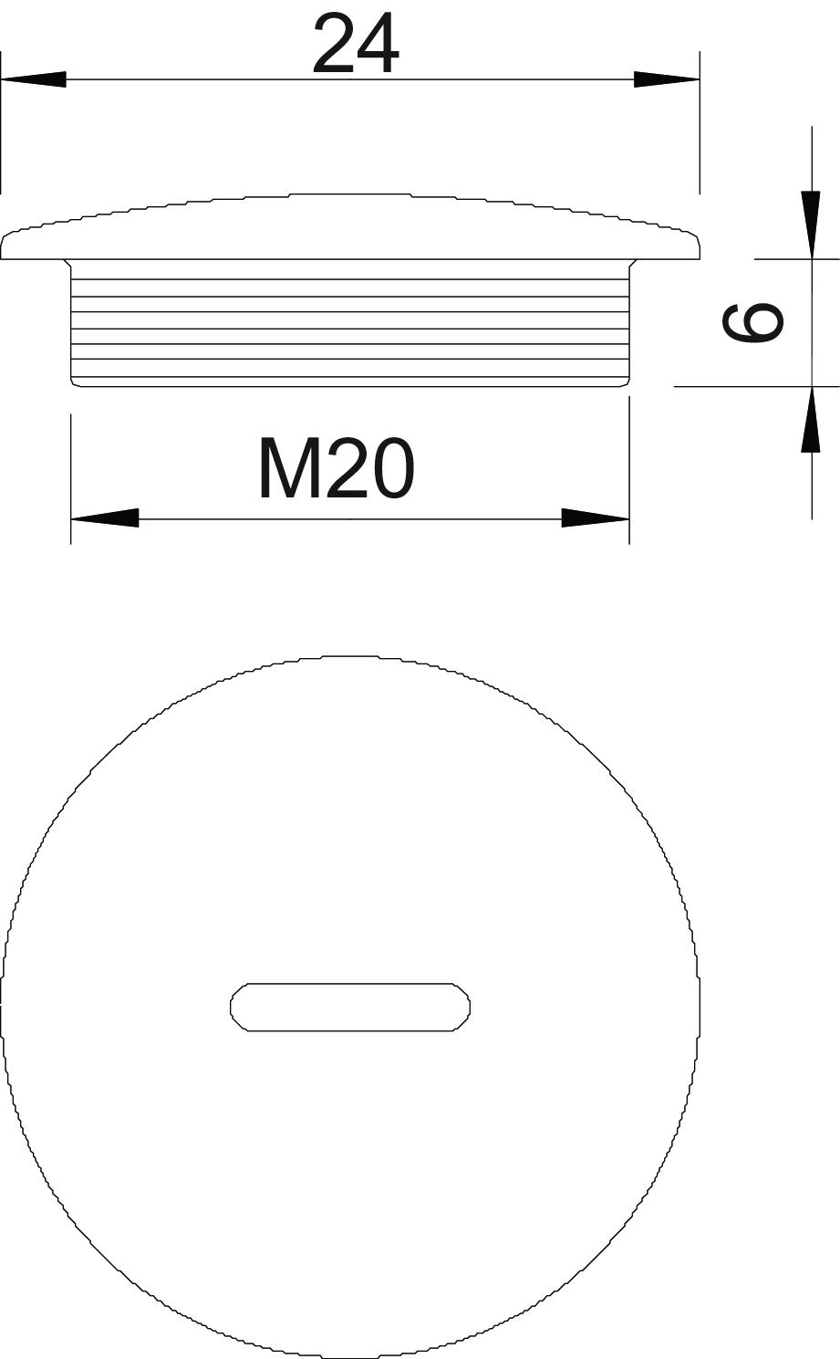 obo bettermann Plugg, ral7035 108/m20