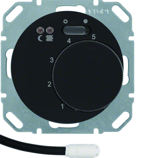 hager Thermostat underfl.heating 5/30 1no 16a sw/sl ant