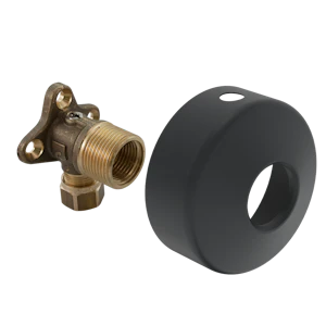 oras Wall elbow connector oras 204021z-33 g3/4(1/2)-d12 black
