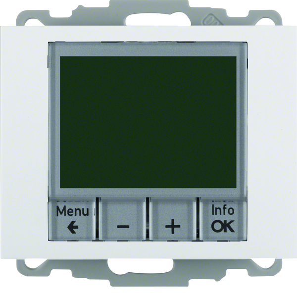 hager Rumtermostat med uren 7d 5/30 1s 10a vit