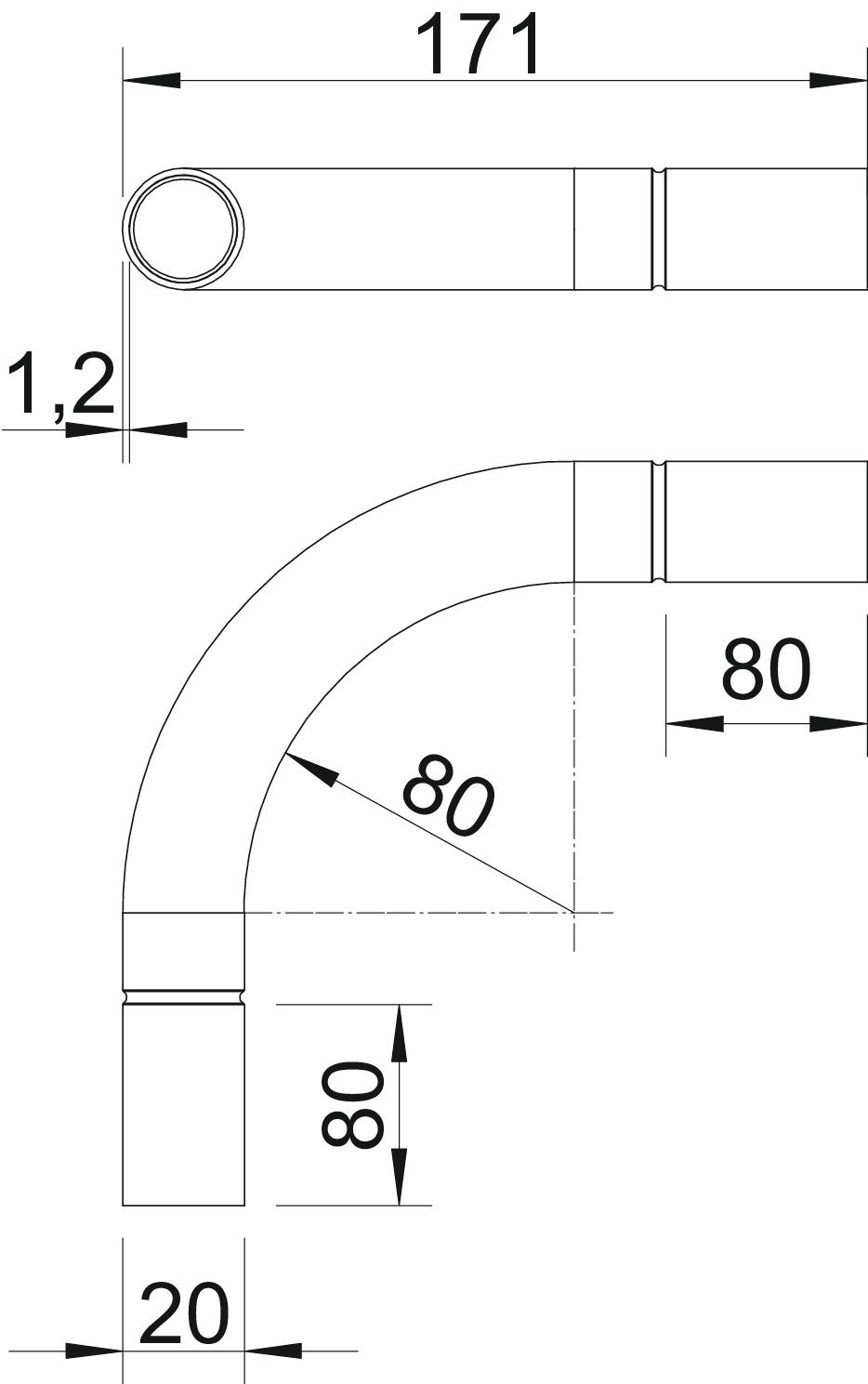 obo bettermann Rörböj metall m20 aluminium