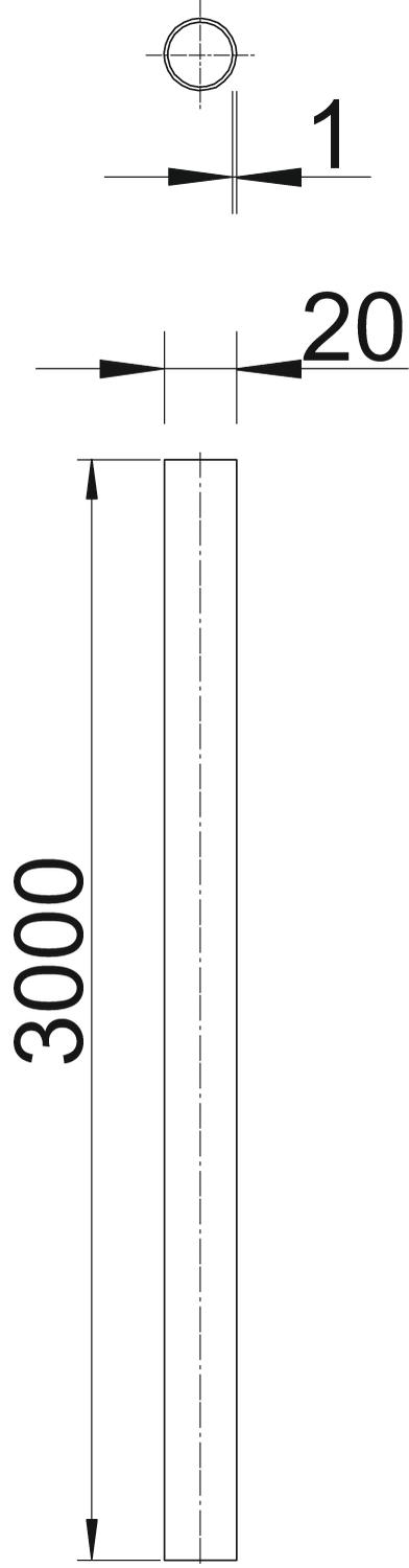 obo bettermann Sähköasennusputki metalli obo s20w sw musta m20 3000mm