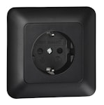 Flush-type wall socket outlet 1-way earthed 250V~,16A IP20