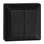 SURFACE TYPE WALL SWITCH OPAL 5/16A/250V/IP20 PPR BLACK
