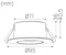 hide-a-lite Downlight comfort twist ip44 470lm 6,5w 2/3/4k tilt wh