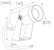 hide-a-lite Maavalaisin spot it ip67 1400lm 3/4k 38ast 5,5w bl