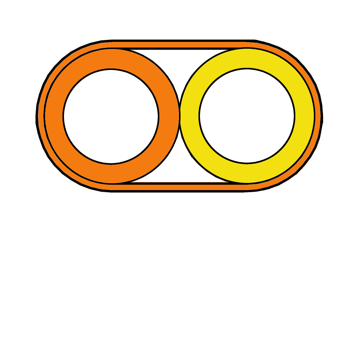 TUB DBB 2X14/10MM  ORANGE