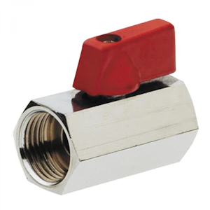 mtspain Kuulventiil messing mini 1/2'' sk/sk kroom