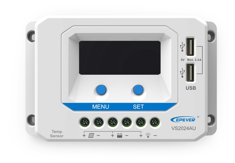 EPEVER PV JÄNNITTEENSÄÄDIN EPEVER PWM 20A CONTROLLER 12/24V LCD ...