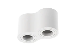 gtv Valgusti aveiro duo bis ip20 ümar 160x80x90mm valge