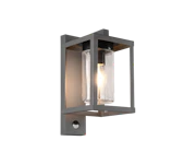 WALL LUMINAIRE LUNGA IP44 E27 MAX 40W MOTION SEN A