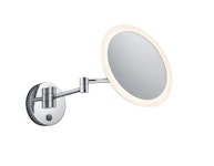 WALL MOUNT MAKE UP MIRROR VIEW IP44 280LM 3W 3K CHROME