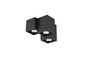 trio Kattovalaisin fernando 3xgu10 max 35w musta