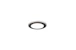 trio Downlight luminaire aura d80 450lm 5w 3k ss black