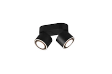RECESS/SURFACE MNT. LUMINAIRE 2X450LM 5W 3K SS BLACK