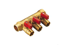 KOLLEKTOR VENTIIL 3/4" NINO 3 x 1/2" VK PUNANE