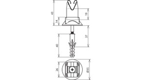 dehn+söhne Earthing accessory dehn dehngrip wire holder