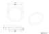 trio Ceiling luminaire umberto d290 ip44 1160lm 12w 3k chrome