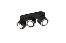 RECESS/SURFACE MNT. LUMINAIRE 3X450LM 5W 3K SS BLACK