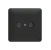 opal Antenna socket opal tv / radio flush moount black