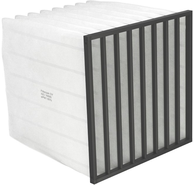 FILTERPAK BAG FILTER ePM1 65 490x490x635-7-F7-NANO-MU | Bag Filters ...
