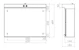 polaria Mirror cabinet w light polaria vpk 060 right rcd led