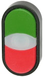 DOUBLE BUTTON B3DT GREEN/RED MV WHITE