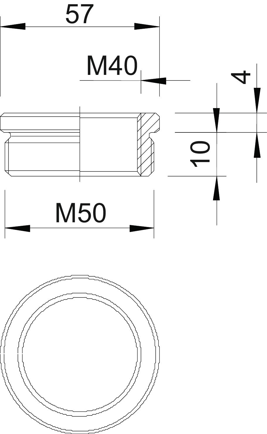 obo bettermann Reducing 167/ms m50/40