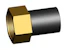 eurostandard Elektrikeevisühendus keermega 32 x 1" sk messing sdr7.4