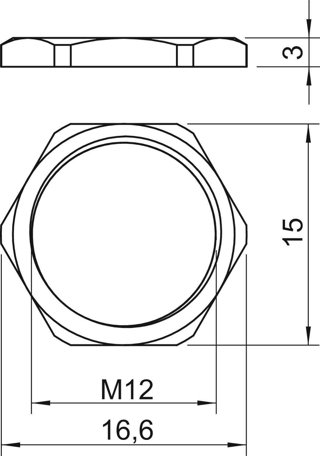 obo bettermann Vastamutteri messinki obo 169/ms m12x1,5