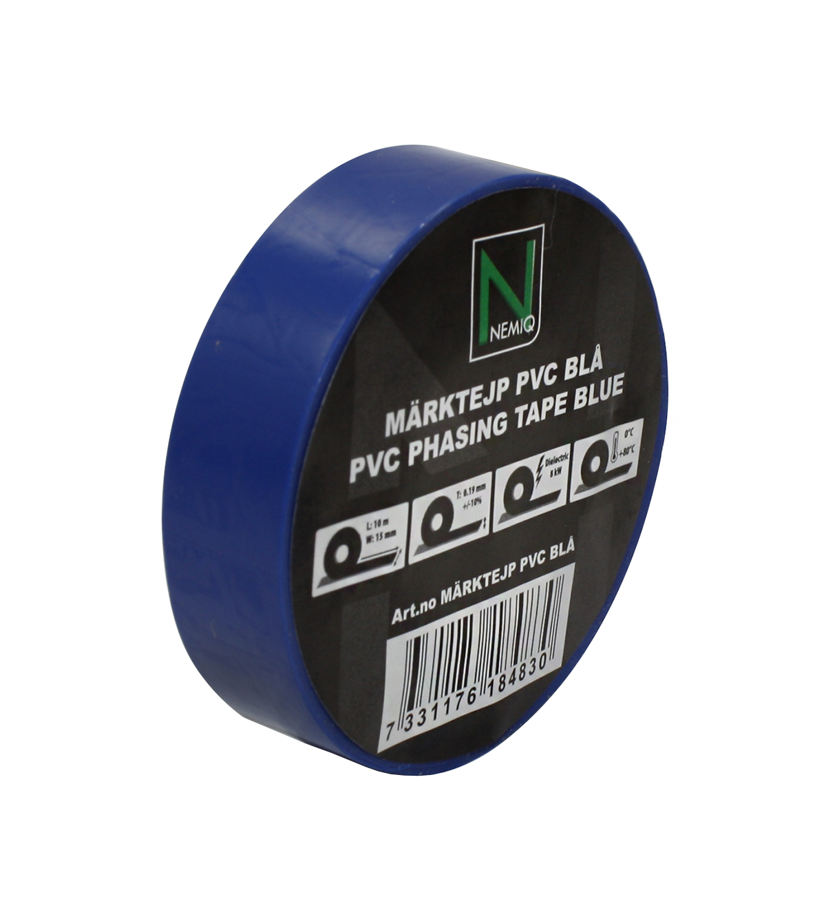 MÄRKTEJP BLÅ 15MM X 10M