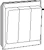 schneider electric Kytkin artic 3x1-kytkin