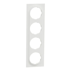 schneider electric Elko one ramme 4-hull renhvit