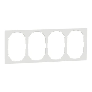 schneider electric Elko one ramme 4-hull til stikkontakt rh