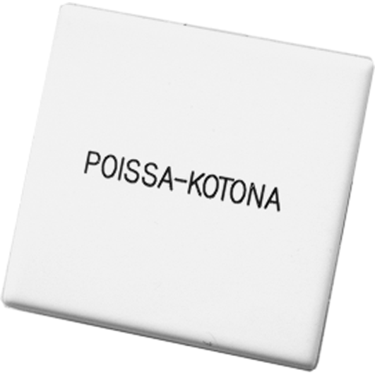schneider electric Vippa med text kotona / poissa
