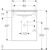 geberit Valamukapp valamuga 60 cm selnova square 501.252.00.1