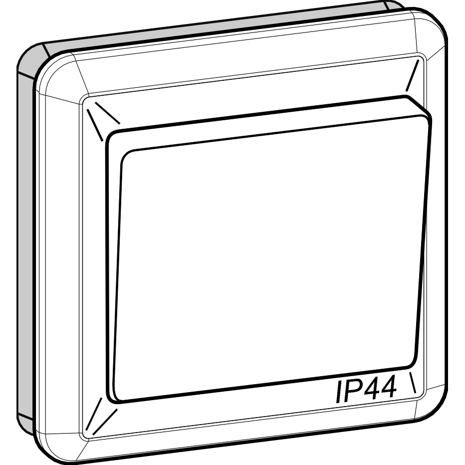 schneider electric Kytkin artic 6-vaihto ip44 va