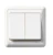 schneider electric Kytkin artic ip44 6+6 valk 10a