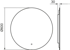 mora armatur Cava mirror mora 8w ip44 600mm 728lm 2700-6400k