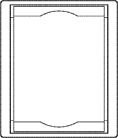 ensto Cover frame ensto intro cover frame 1, 100mm, red