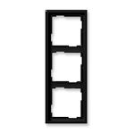 COVER PLATE INTRO COVER FRAME 3, 85MM, BLACK