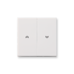 PUSH-BUTTON BLINDS CONTROL SWITCH, WH.