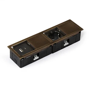 limente Pistorasia mono-2+usb pistor., pronssi