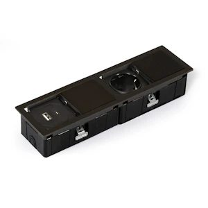 limente Vägguttag mono-2 usb tin